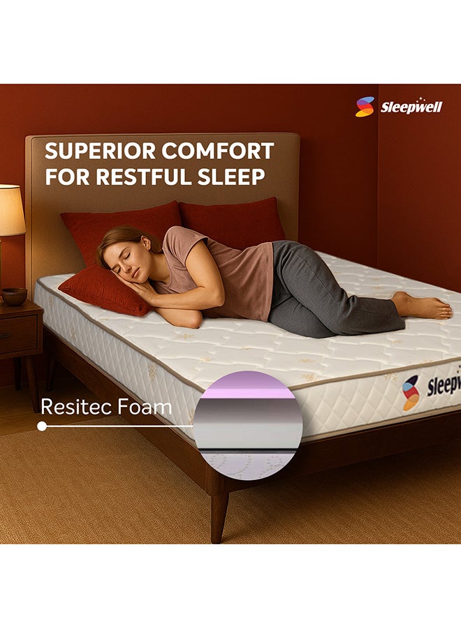 سليب ويل سليبويل أوتساف 2.0 | رغوة ريزيتك | حجم سرير سوبر كينج | شركة متوسطة | تكنولوجيا النيم فريش | مرتبة مضادة للترهل (200 طول × 200 عرض × 15 ارتفاع سم) - Image 3